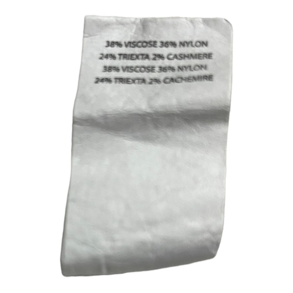 Ramy Brook womens  francette ribbed bell sleeves sweater. White black. Large - Picture 11 of 12